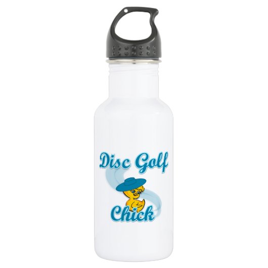 Disc Golf Chick #3 Waterfles (Voorkant)