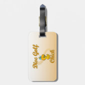 Disc Golf Chick Bagagelabel (Achterkant verticaal)