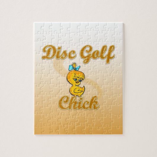 Disc Golf Chick Legpuzzel (Verticaal)