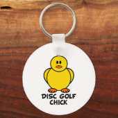 Disc Golf Chick Sleutelhanger (Voorkant)