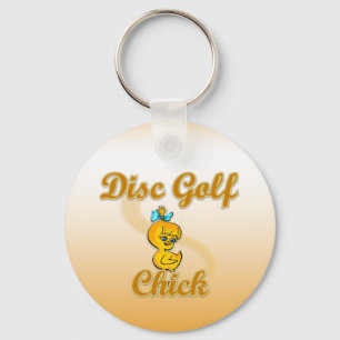 Disc Golf Chick Sleutelhanger