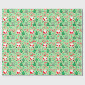 Disc Golf Christmas Gift Wrapping Paper Cadeaupapier (Vlak)