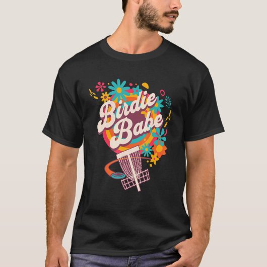Disc Golf   Cute Birdie Babe I T-shirt (Voorkant)