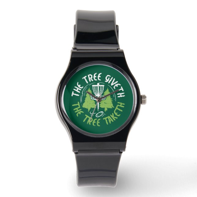 Disc Golf Disc Golf Player Gift Horloge (Voorkant)