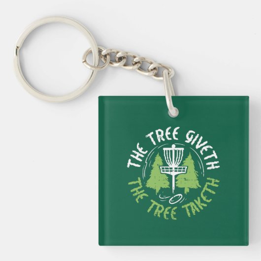 Disc Golf Disc Golf Player Gift Sleutelhanger (Voorkant)