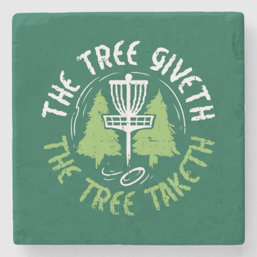 Disc Golf Disc Golf Player Gift Stenen Onderzetter (Voorkant)