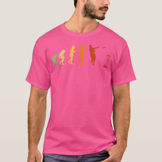 Disc Golf Evolutie Grappige Frolf Golf Mand T-shirt