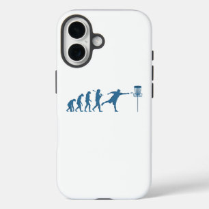 Disc Golf Evolution - Leuk cadeau voor Disc Golfer iPhone 16 Hoesje