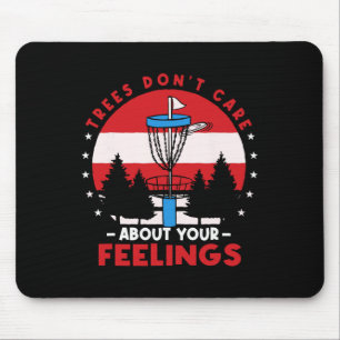 Disc Golf Frisbee Golf Bomen Kan Het Niet Schelen Muismat
