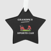 Disc Golf Frisbee Golf Ornament (achterkant)