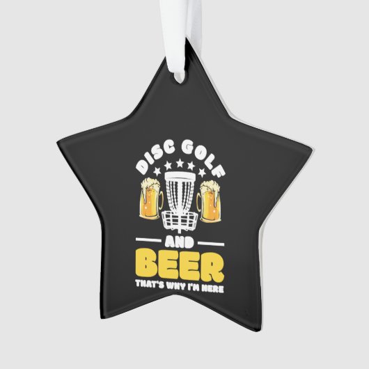 Disc Golf Frisbee Golf Ornament (voorkant)