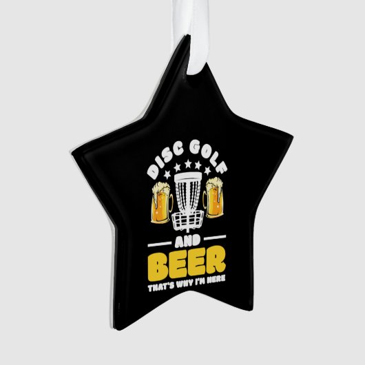 Disc Golf Frisbee Golf Ornament (voorkant)