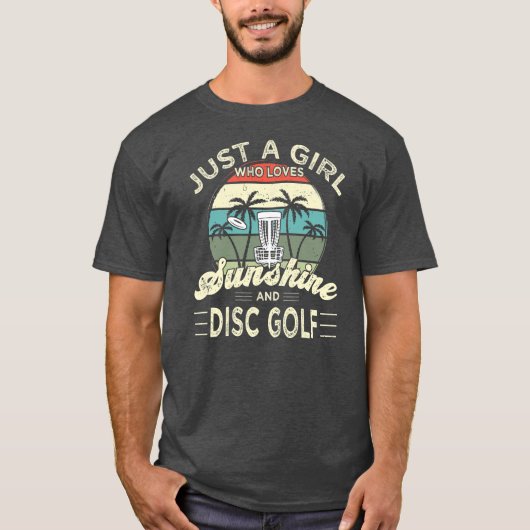 Disc Golf Frisbee Golf Sunshine and Disk Golf T-shirt (Voorkant)