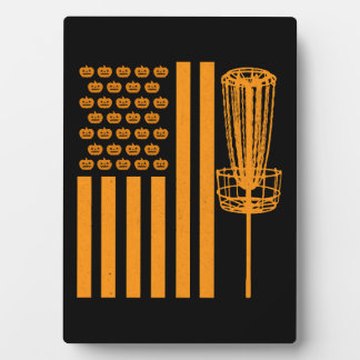 Disc Golf Halloween USA VLAG Voor DISCGOLF SPELER Fotoplaat