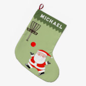 Disc Golf Holiday Gift Grote Kerstsok (Voorkant (Hangend))