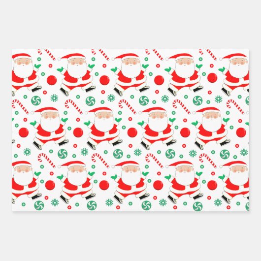 Disc Golf Holiday Gift Wrapping Paper (Voorkant 3)