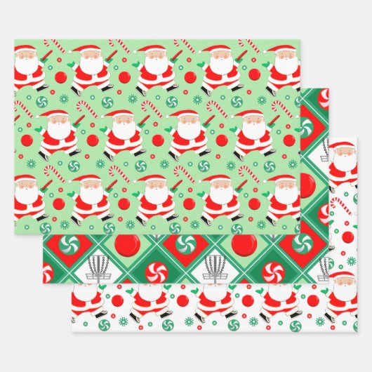 Disc Golf Holiday Gift Wrapping Paper (Set)
