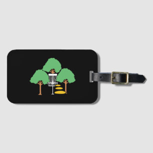 Disc Golf Houten Disc Golfer Cadeau Bagagelabel