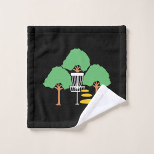 Disc Golf Houten Disc Golfer Cadeau Washandje