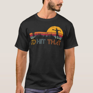 Disc Golf Id Sla Die Retro Frisbee T-shirt