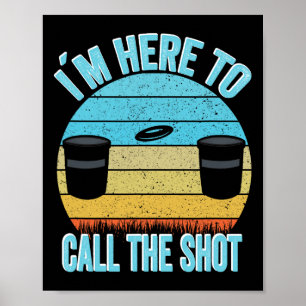 Disc Golf Kanjam Ik ben hier om de Shot Can Jam aa Poster