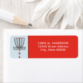 Disc Golf Kerstvakantie Etiket (Insitu)