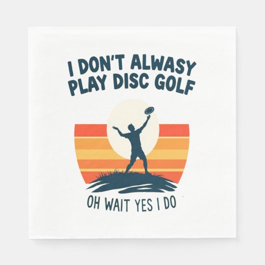 Disc Golf Lover T-Shirt Design Servet (Voorkant)