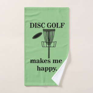 Disc Golf maakt me blij Disc Golf Handdoek