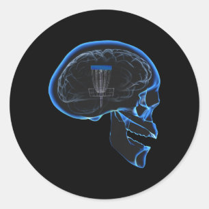 Disc Golf On My Mind' Funny Disc Golf T Shirt - mi Ronde Sticker