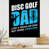 Disc Golf papa Poster (Keuken)