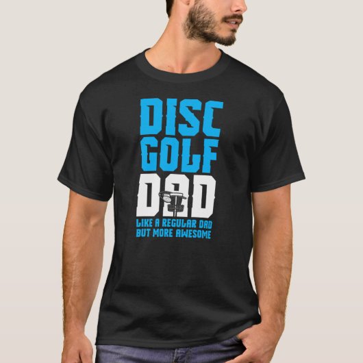 Disc Golf papa T-shirt (Voorkant)