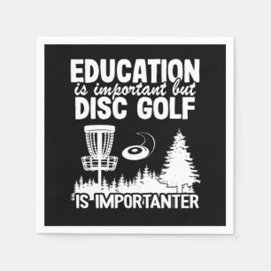 Disc Golf Player citeert Funny Disk Golfer Gift Servet