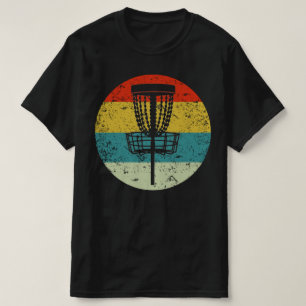 Disc Golf Retro  silhouet 70s T-shirt