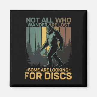 Disc Golf Sasquatch Bigfoot Disc Golfer Funny Disc Magneet