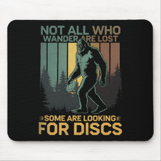 Disc Golf Sasquatch Bigfoot Disc Golfer Funny Disc Muismat