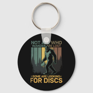 Disc Golf Sasquatch Bigfoot Disc Golfer Funny Disc Sleutelhanger