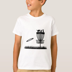 Disc Golf Schets Met Katten - Disc Golfer Grappige T-shirt