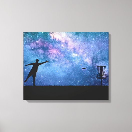 Disc Golf Stars Canvas Afdruk (Voorkant)