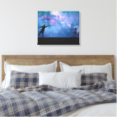 Disc Golf Stars Canvas Afdruk (Insitu (Slaapkamer))