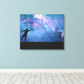 Disc Golf Stars Canvas Afdruk (Insitu (Houten vloer))
