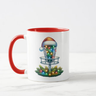 Disc Golf thema Kerstmis Mok