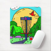 Disc Golf thema verjaardag Muismat (Met muis)