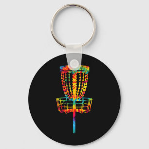 Disc Golf Tie Dye Regenboog Kinderen Jongens Tiene Sleutelhanger
