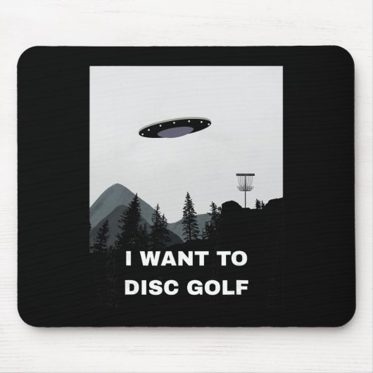 Disc Golf Ufo  Muismat (Voorkant)