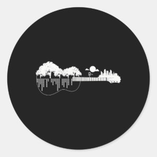 Disc Golf Vliegende Disc Golf Gitaar Ronde Sticker
