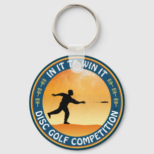 Disc Golf-wedstrijd Sleutelhanger