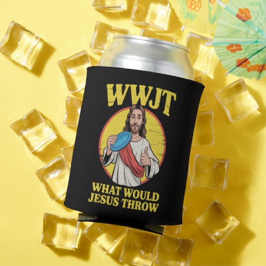 Disc Golf Wwjt What Would Jesus Throw Frisbee Blikjeskoeler (Insitu Zomer)