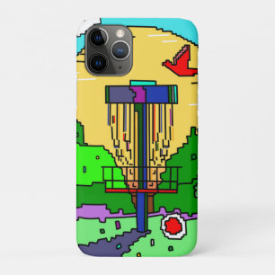 Disc Golfbaan Zomer Zonneschijn iPhone 11 Pro Hoesje