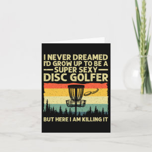 Disc Golfer Art Voor Mannen Vrouwen Disc Golf Play Kaart