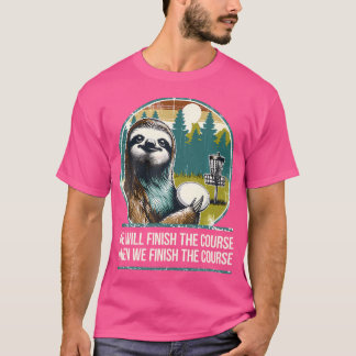 Disc Golfer I Luiaard Disc Golf Speler T-shirt